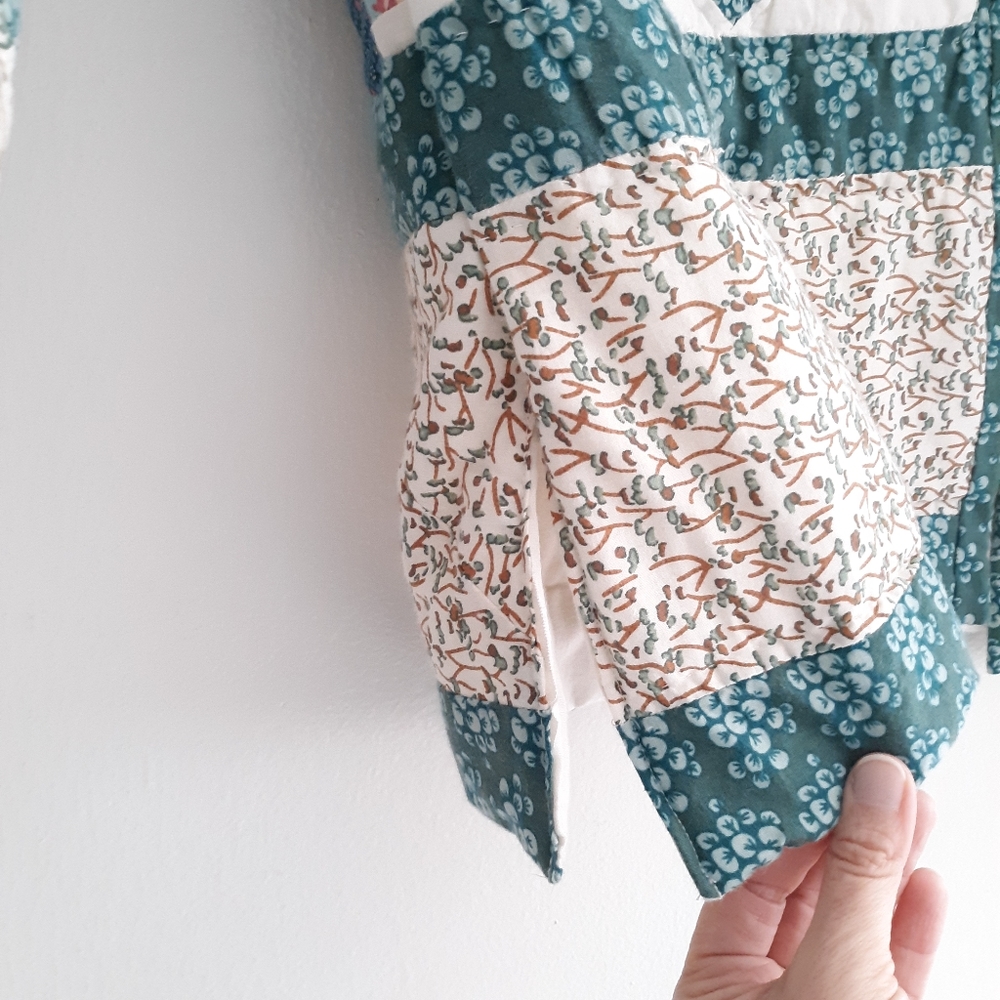 Quilted Handmade Vintage Style Jacket Shacket - Picture 7 of 7